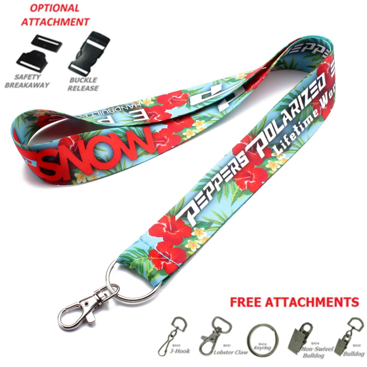 dye sublimated lanyard